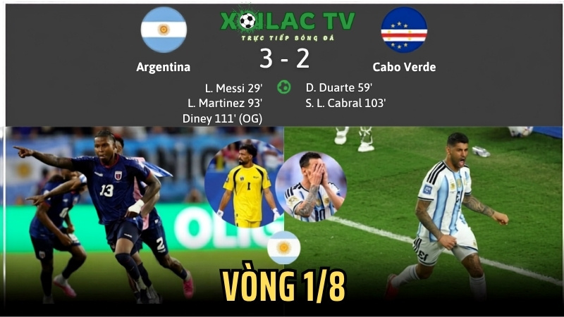 Argentina tiến vào vòng trong